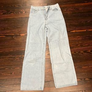Baggy light denim jeans